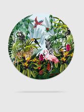 Puzzle Rond 1000 Pièces Animaux Tropicaux