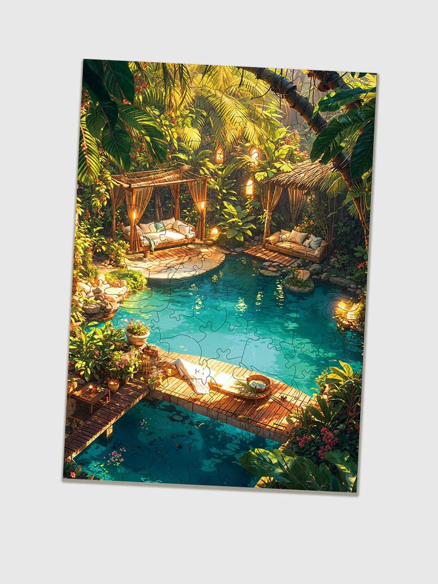 Puzzles en Bois - Resort Tropical